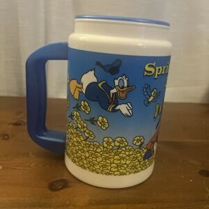 Vintage Spring Break 2004 Donald Duck,Goofy,  Mickey WHIRLEY Reusable Cup DISNEY